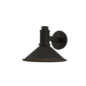 Elani One Light Outdoor Wall Sconce in Textured Black by Troy Lighting