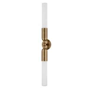 Darby Two Light Wall Sconce in Patina Brass by Troy Lighting