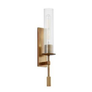 Elton One Light Wall Sconce in Patina Brass by Troy Lighting