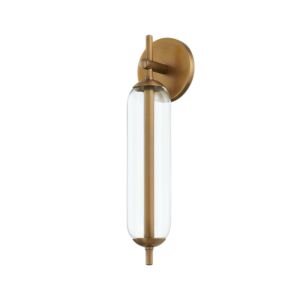 Blaze LED Outdoor Wall Sconce in Patina Brass by Troy Lighting