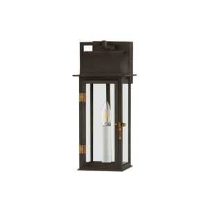 Bohen One Light Outdoor Wall Sconce in French IronPatina Brass by Troy Lighting