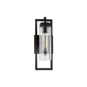 Chester One Light Outdoor Wall Sconce in Textured Black by Troy Lighting