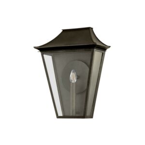 Tehama One Light Outdoor Wall Sconce in French Iron by Troy Lighting