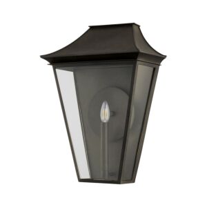 Tehama One Light Outdoor Wall Sconce in French Iron by Troy Lighting