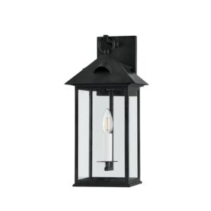 Corning One Light Outdoor Wall Sconce in Forged Iron by Troy Lighting