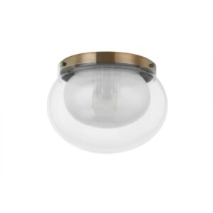 Magma Three Light Flush Mount in Patina Brass by Troy Lighting