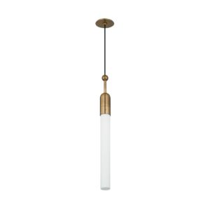 Darby One Light Pendant in Patina Brass by Troy Lighting