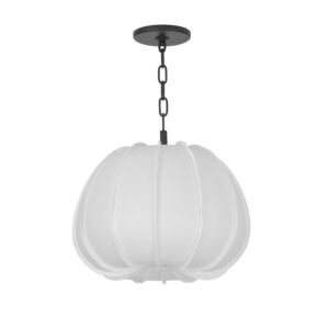 Bayu One Light Pendant in Forged Iron by Troy Lighting