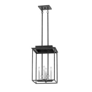 Hart Four Light Lantern in French Iron by Troy Lighting