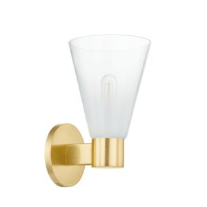 Alma One Light Wall Sconce in Aged Brass by Mitzi