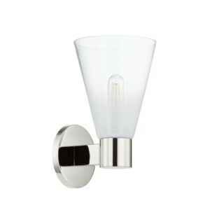 Alma One Light Wall Sconce in Polished Nickel by Mitzi