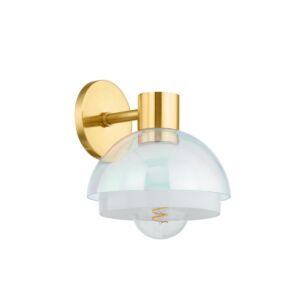 Modena One Light Wall Sconce in Aged Brass by Mitzi