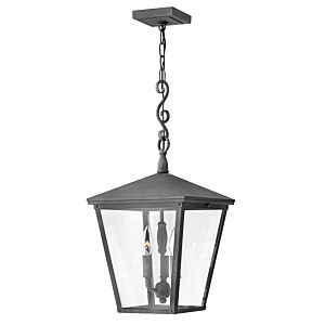 Hinkley Trellis 3-Light Outdoor Light In Aged Zinc