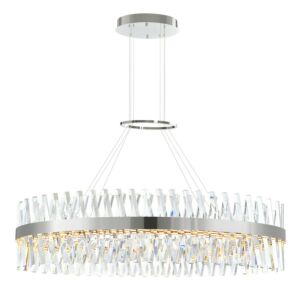 Glace LED Chandelier in Chrome