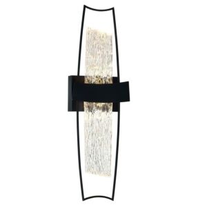 Guadiana LED Wall Sconce in Black by CWI Lighting