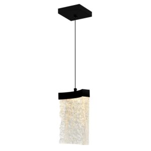 Lava LED Mini Pendant in Black by CWI Lighting