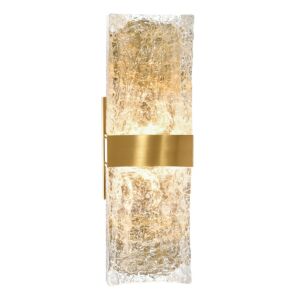 Lava LED Wall Sconce in Brass