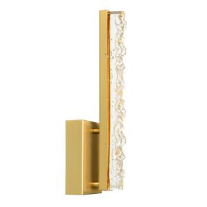 Stagger LED Wall Sconce in Brass by CWI Lighting