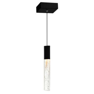 Greta LED Mini Pendant in Black by CWI Lighting