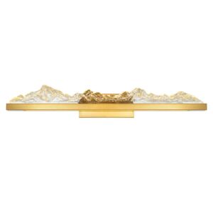 Himalayas LED Vanity in Brass by CWI Lighting