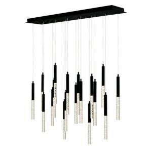 Dragonswatch LED Chandelier in Black by CWI Lighting