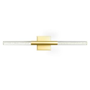 Dragonswatch LED Vanity in Satin Gold by CWI Lighting