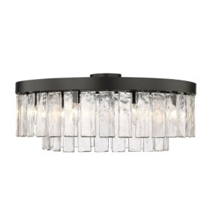 Nine Light Semi-Flush Mount by Golden