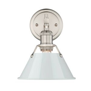 Orwell PW 1-Light Bathroom Vanity Light in Pewter