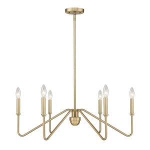 Kennedy BCB 6-Light Chandelier in Brushed Champagne Bronze