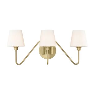 Kennedy BCB 3-Light Bathroom Vanity Light in Brushed Champagne Bronze