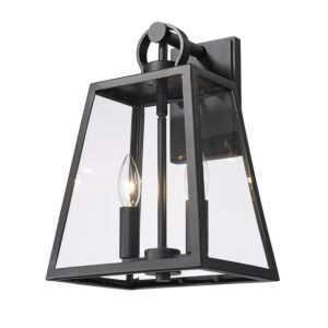 Lautner 2-Light Outdoor Wall Sconce in Natural Black