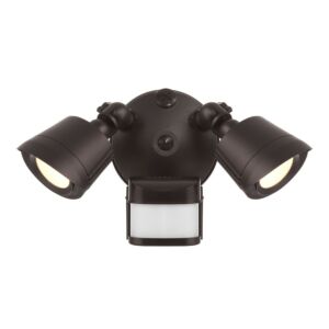  LED Motion Sensored Double Flood Light in Bronze by Savoy House