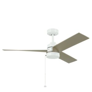 Spyn Lite 52" Hanging Ceiling Fan in White