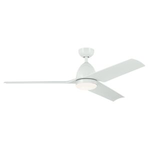 Fit 54"Ceiling Fan in White by Kichler