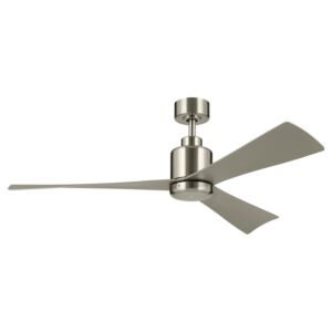 True 52" Outdoor Ceiling Fan in Brushed Stainless Steel