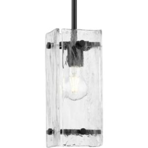 Rivera 1-Light Pendant in Matte Black