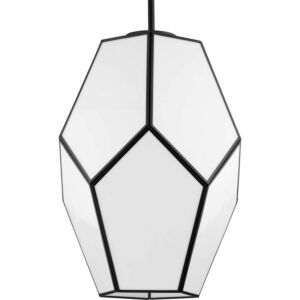 Latham 1-Light Pendant in Matte Black