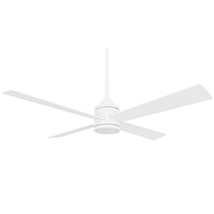 Falco 1-Light 54" Hanging Ceiling Fan in Flat White