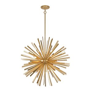 Confluence 16 Light Pendant in Piastra Gold by Metropolitan