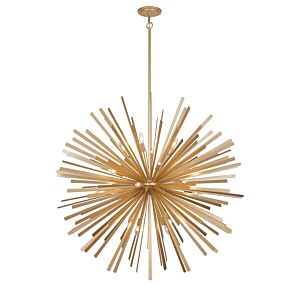 Confluence 20 Light Pendant in Piastra Gold by Metropolitan