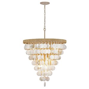 Aurelia'S Cove 12 Light Pendant in Autumn White by Metropolitan