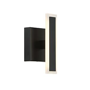 Edge LED Wall Sconce in Coal by George Kovacs