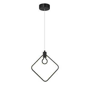 Edison'S Outline LED Pendant in Coal by George Kovacs