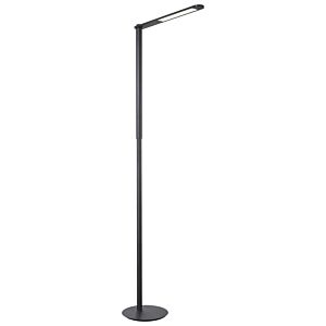 Kovacs LED Table Lamp in Coal Black And Brushed Coal Black by George Kovacs