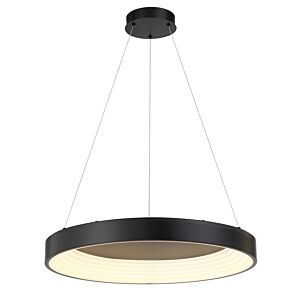 Conc LED Pendant in Coal by George Kovacs