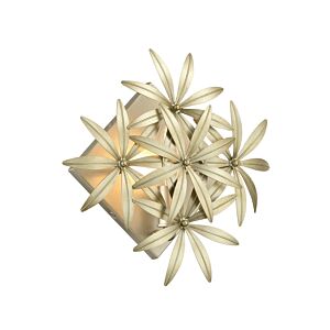 Flower Child One Light Wall Sconce in Ambry Gold by MinkaLavery