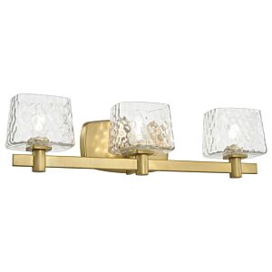 Drysdale Three Light Bath Vanity in Soft Brass by MinkaLavery