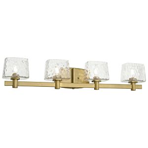 Drysdale Four Light Bath Vanity in Soft Brass by MinkaLavery