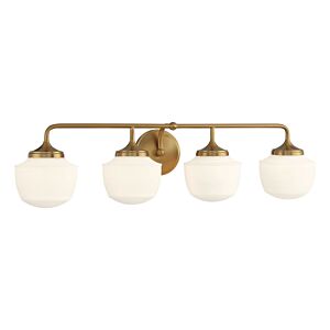 Cornwell 4-Light Bathroom Vanity Light in Antique Noble Brass