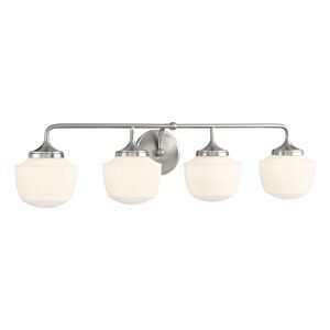 Cornwell Four Light Bath Vanity in Brushed Nickel by MinkaLavery